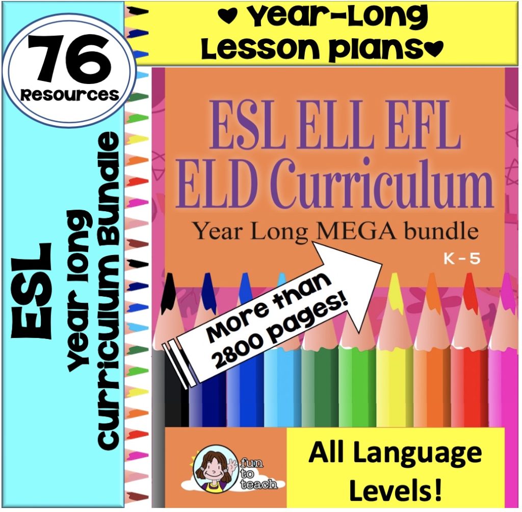 ELL Vocabulary and ESL Games