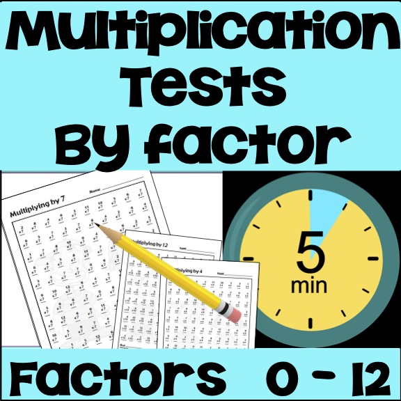 multiplication timed tests