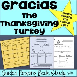 Gracias The Thanksgiving Turkey - Book Study