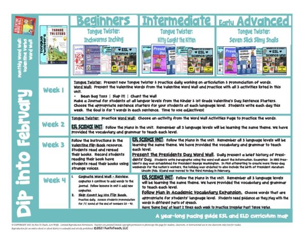 ESL Yearlong Curriculum for Elementary – 25% Off TpT Sale