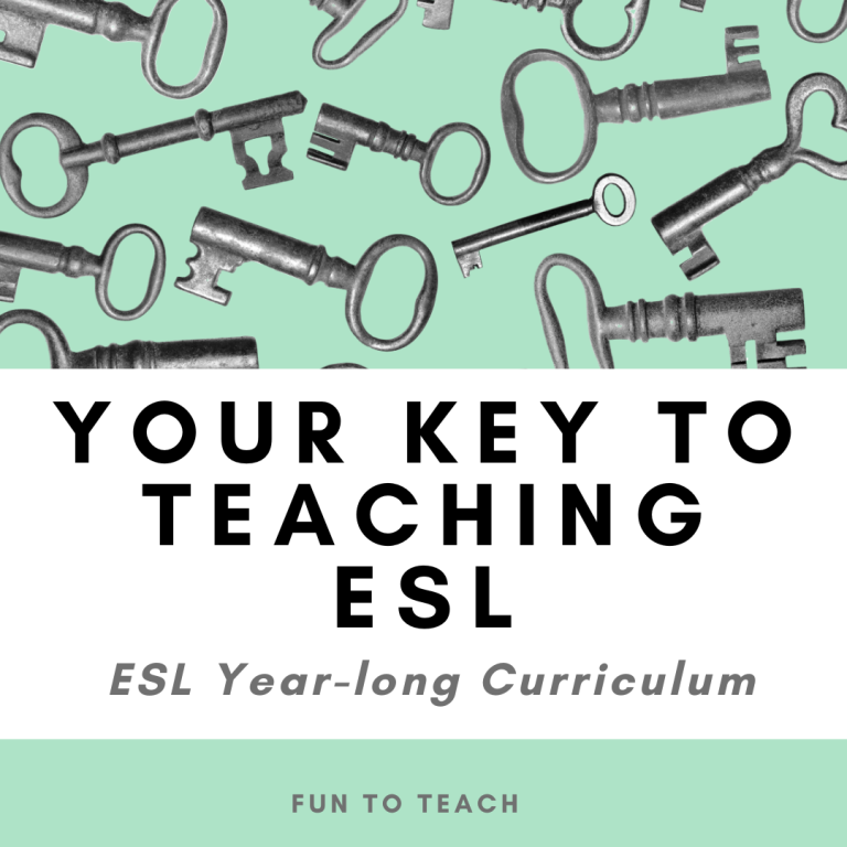 ESL year-long curriculum