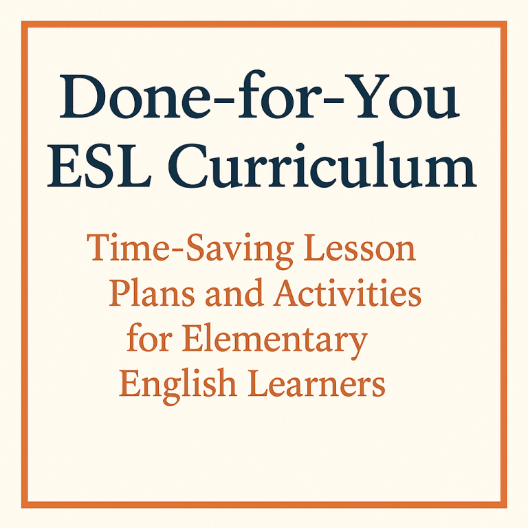ESL Curriculum