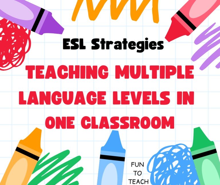 TEACHING ESL AT MULTIPLE LANGUAGE LEVELS - 1