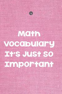 math vocabulary