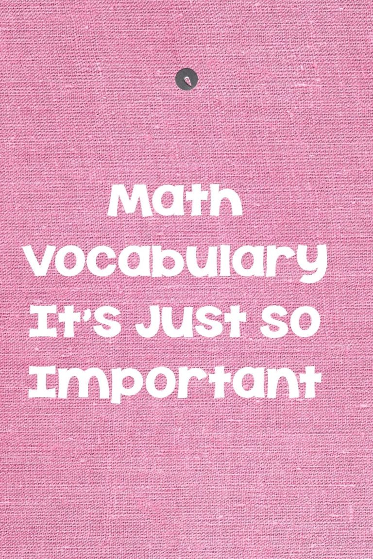 math vocabulary