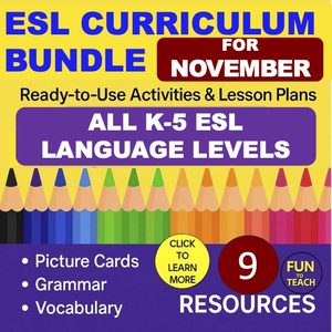 November ESL Curriculum
